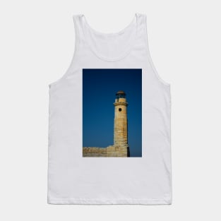 The Lighthouse at Rethymno, Crete Tank Top